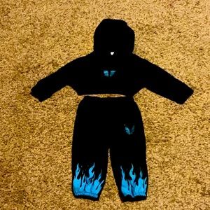 Shein matching pant set for girls 12-18 months.